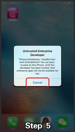 Step 5 screenshot