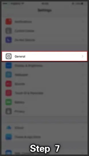 Step 7 screenshot